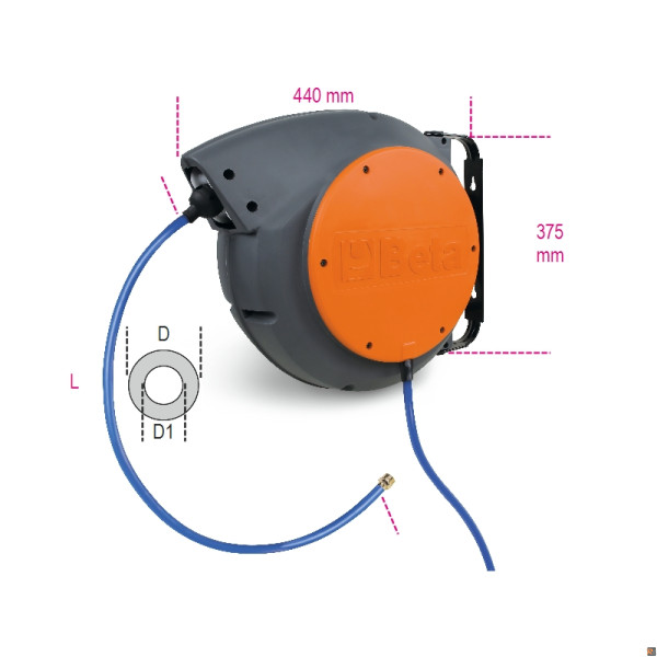 Avvolgitubi D.10 15MT 15 bar Beta 