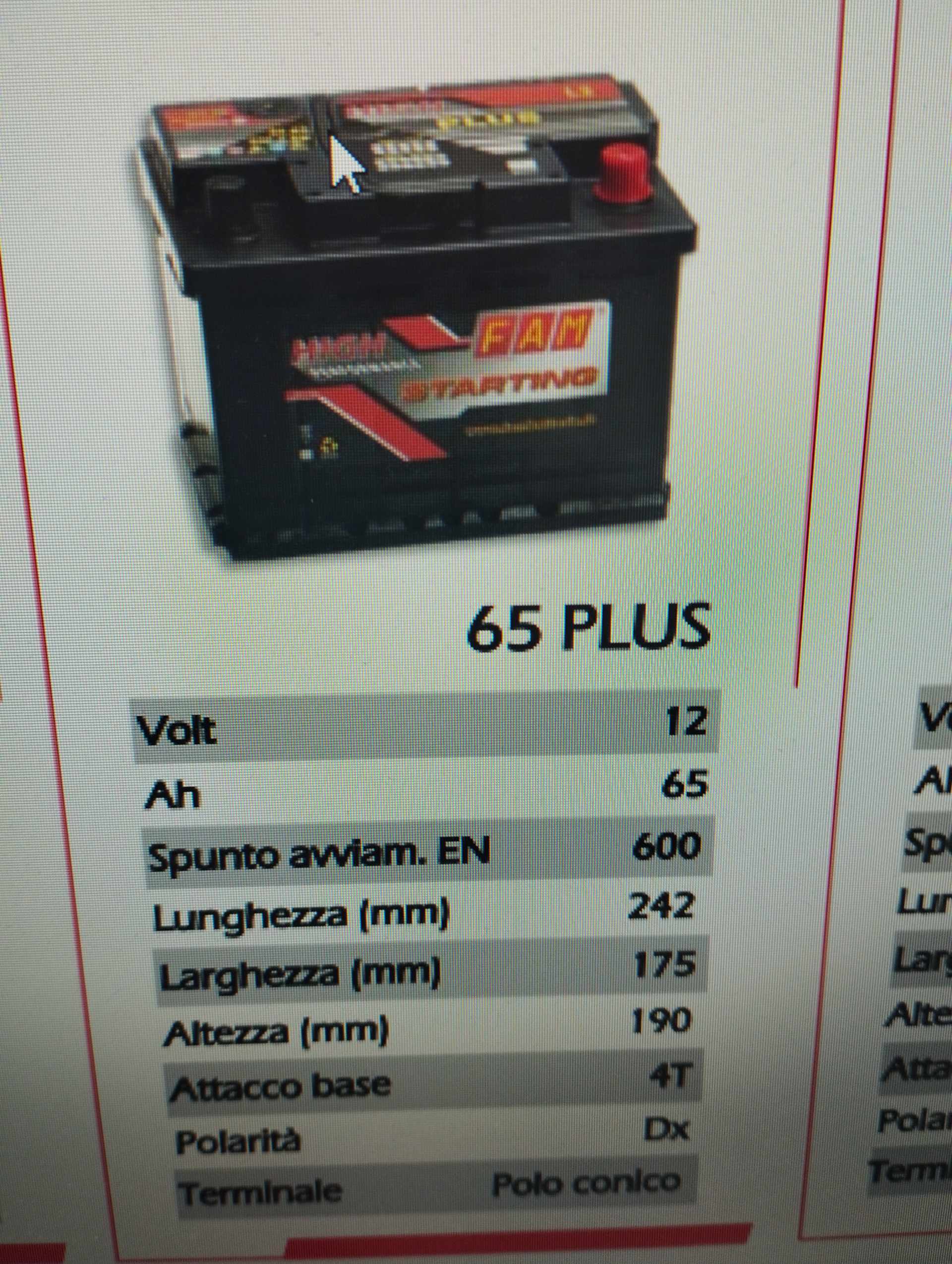 65Ah Battery FAM Batteries