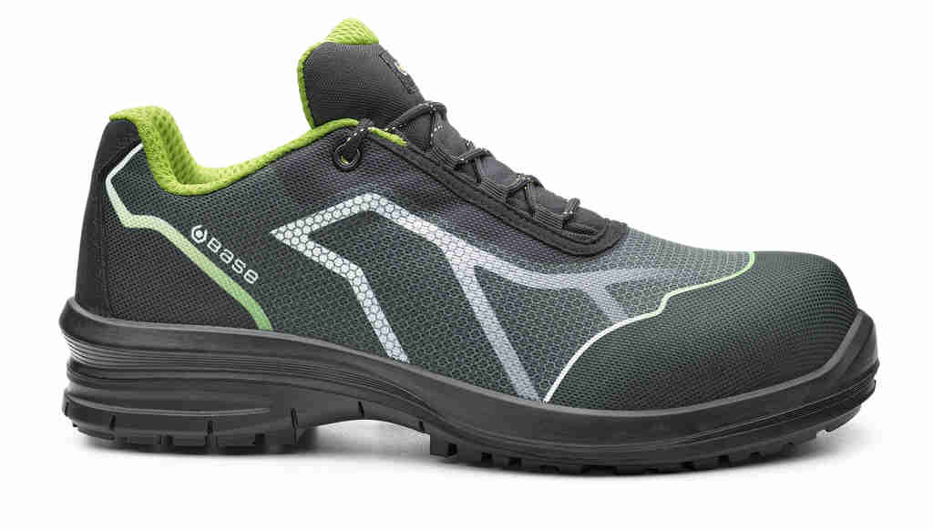 Scarpe OREN B0978 TG.48 nero/verde sublimato Base tg 48