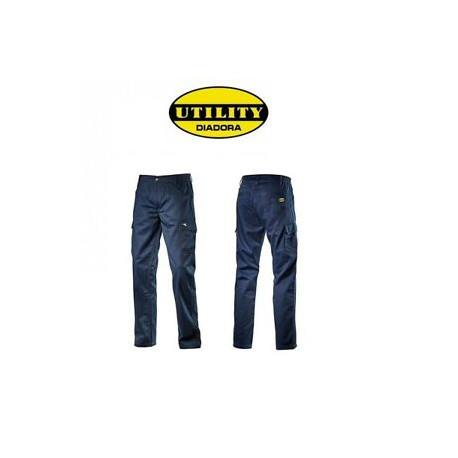 Pantaloni LEVEL blu classico TG.M Diadora