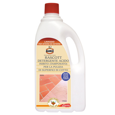 Rascott Detergente acido per pavimenti in cotto 1LT Madras