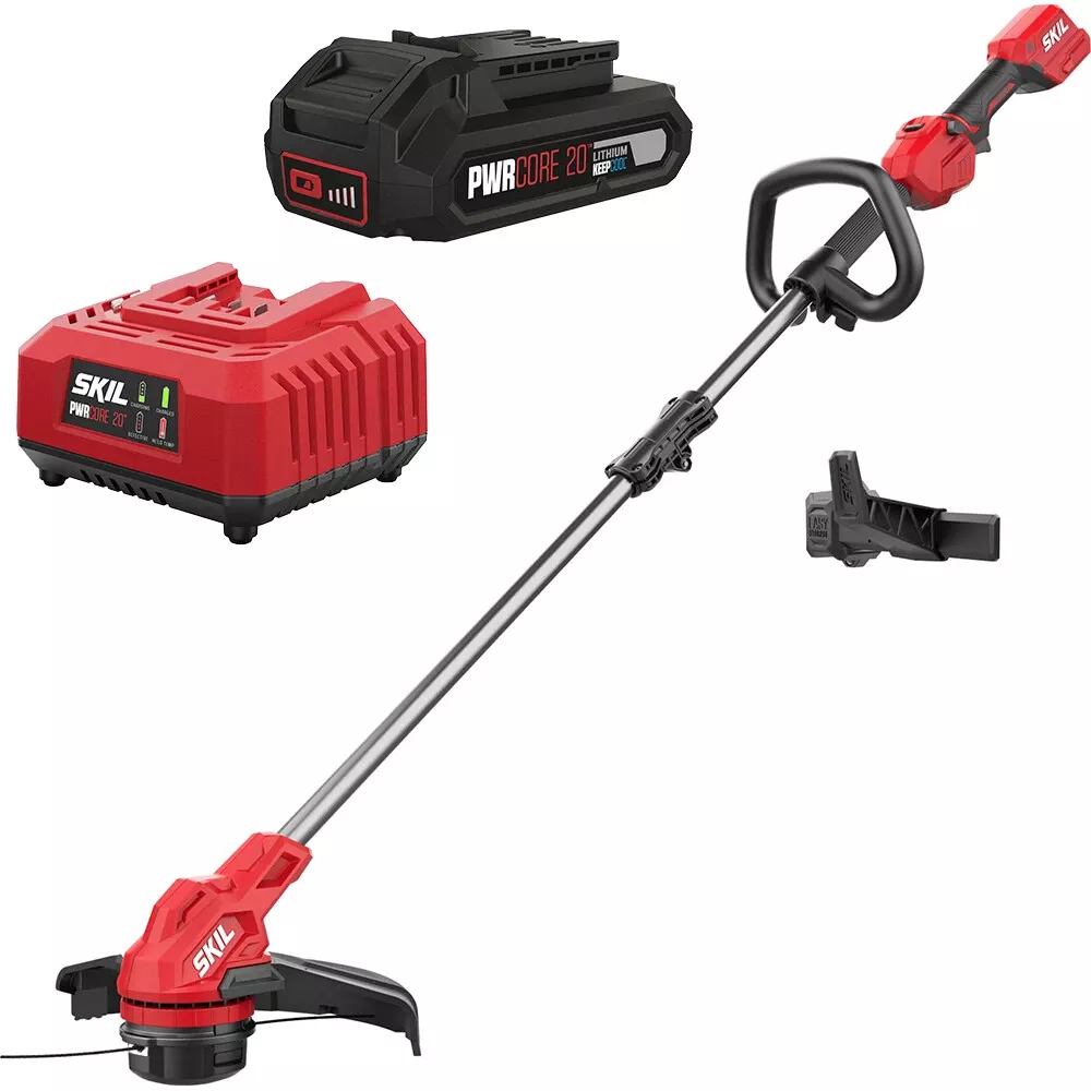 Trimmer. SKIL 0250CA kit with 20V battery + 3110AA Brumar