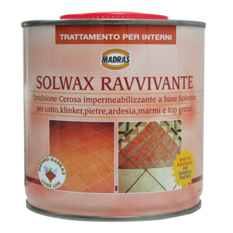 Solwax Cera in pasta per protezione pavimenti 0.75LT Madras